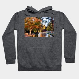 Bourton on the Water Autumn Trees Cotswolds Hoodie